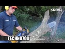 MOTOSIERRA PROFESIONAL HYUNDAI C/TACOMETRO DIGITAL, TAPA DE MAGNESIO Y DESARMADOR OCULTO - TECHNO700