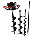MOTOPERFORADORA SWEDISH HUSKY POWER 52CC 3 BARRENOS Y EXTENSIÓN DE 90 CM - TOPO554