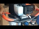 MOTOPERFORADORA SWEDISH HUSKY POWER 52CC 3 BARRENOS Y EXTENSIÓN DE 90 CM - TOPO554