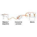 INVERSOR DE CORRIENTE DE 400 W CON PUERTOS USB, TRUPER CÓDIGO: 10449 CLAVE: INCO-400