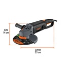 ESMERILADORA ANGULAR 9", 2100W, TRUPER INDUSTRIAL CÓDIGO: 12482 CLAVE: ESMA-9N3 