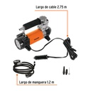 COMPRESOR DE AIRE 12 V PORTÁTIL, PARA AUTO, INCLUYE MALETÍN CÓDIGO: 19999 CLAVE: COMP-12 