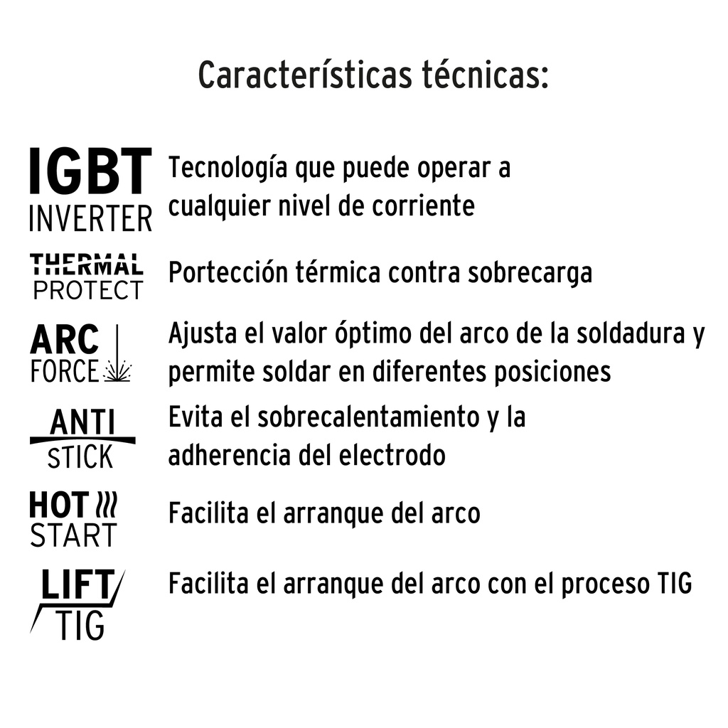 SOLDADORA INVERSORA 130A, BI-VOLTAJE 127/220V, TRUPER CÓDIGO: 11787 CLAVE: SOIN-110/130