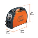 SOLDADORA INVERSORA 130A, BI-VOLTAJE 127/220V, TRUPER CÓDIGO: 11787 CLAVE: SOIN-110/130