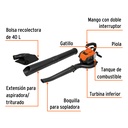 SOPLADORA / ASPIRADORA CON MOTOR DE 26 CC A GASOLINA, TRUPER CÓDIGO: 13047 CLAVE: SOPLA-26T