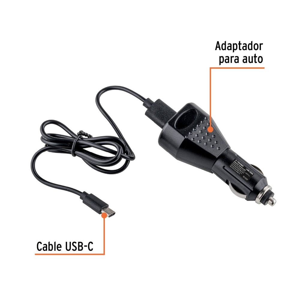 Linterna reflectora LED 900 lm, recargable, TRUPER CÓDIGO: 102404 CLAVE: LARE-900