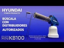 MINI TERMONEBULIZADORA HYUNDAI C/ SISTEMA DE ENCENDIDO DE GAS BUTANO - KB-100