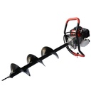 MOTOPERFORADORA SWEDISH HUSKY POWER 52CC 3 BARRENOS Y EXTENSIÓN DE 90 CM - TOPO554