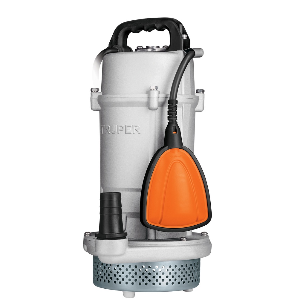 BOMBA SUMERGIBLE CUBIERTA ALUMINIO,AGUA LIMPIA, 1 HP, TRUPER CÓDIGO: 15003 CLAVE: BOS-1LPX 